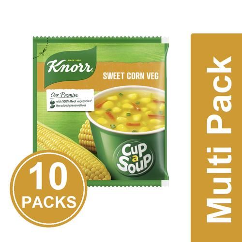Knorr Instant Sweet Corn Cup-A-Soup, 10x10 g Multipack-1.webp